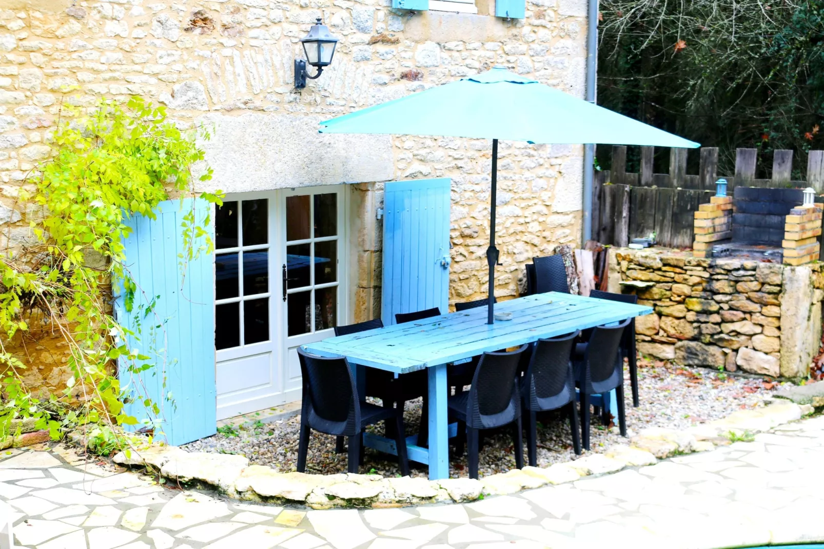 Gite Traban Bas-Terrasbalkon