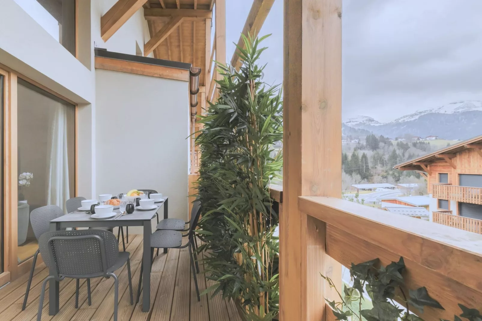 Residence L’ÉCLAT DES VÉRIAZ A48S - Terrasbalkon