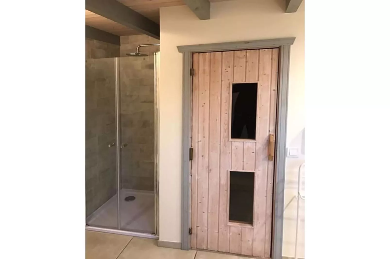 FH Wildgans Comfort mit Sauna & Kaminofen 81 qm 77-Badkamer