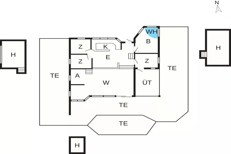 5 sterren vakantie huis in Tikøb-Plattegrond