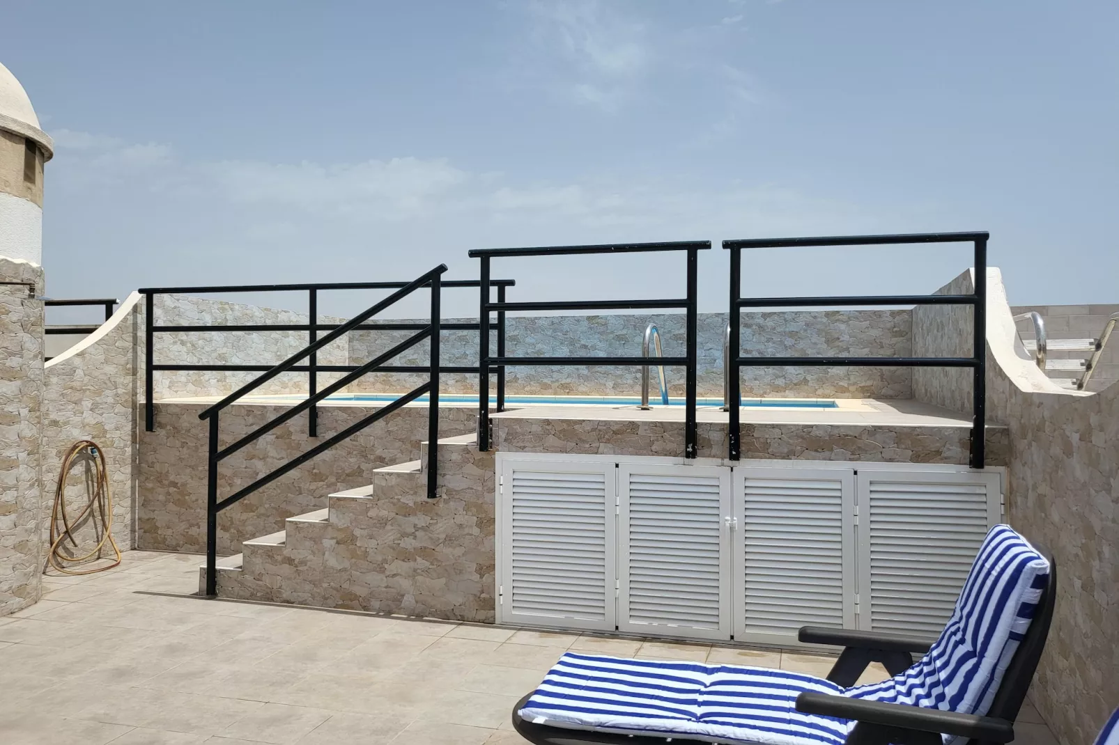 CT 346 AL - Faro's Penthouse  Private Pool - Vera Playa-Terrasbalkon