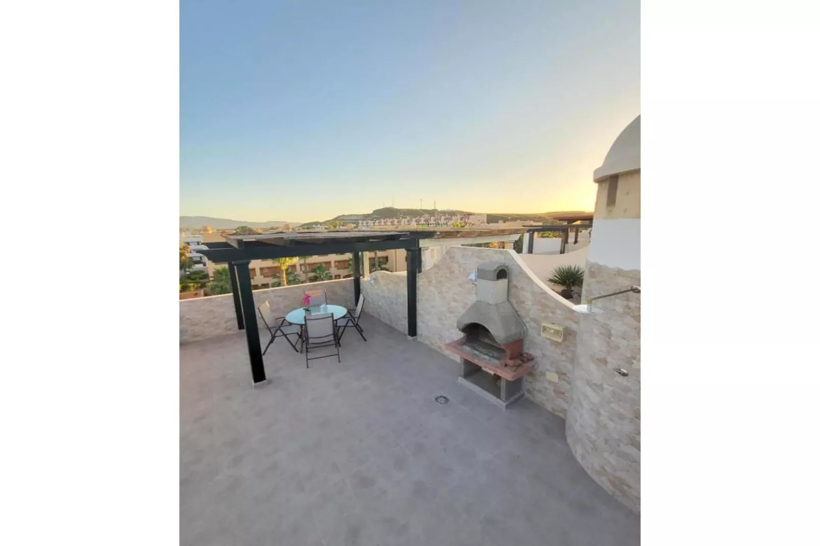 CT 351 AL - Faro's Atico Duplex con piscina privada - Vera Playa-Terrasbalkon