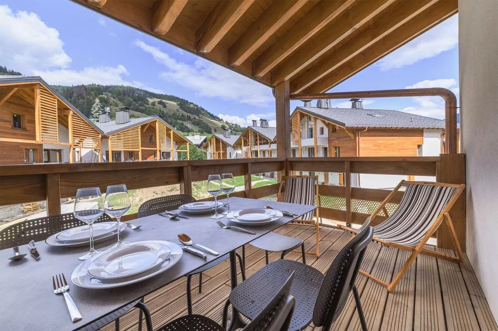 Residence L’ÉCLAT DES VÉRIAZ A40D - Terrasbalkon