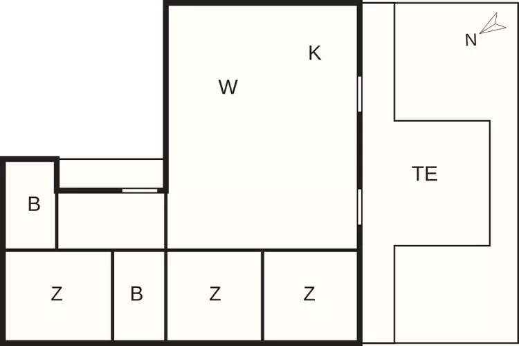 4 sterren vakantie huis in Asnæs-Plattegrond