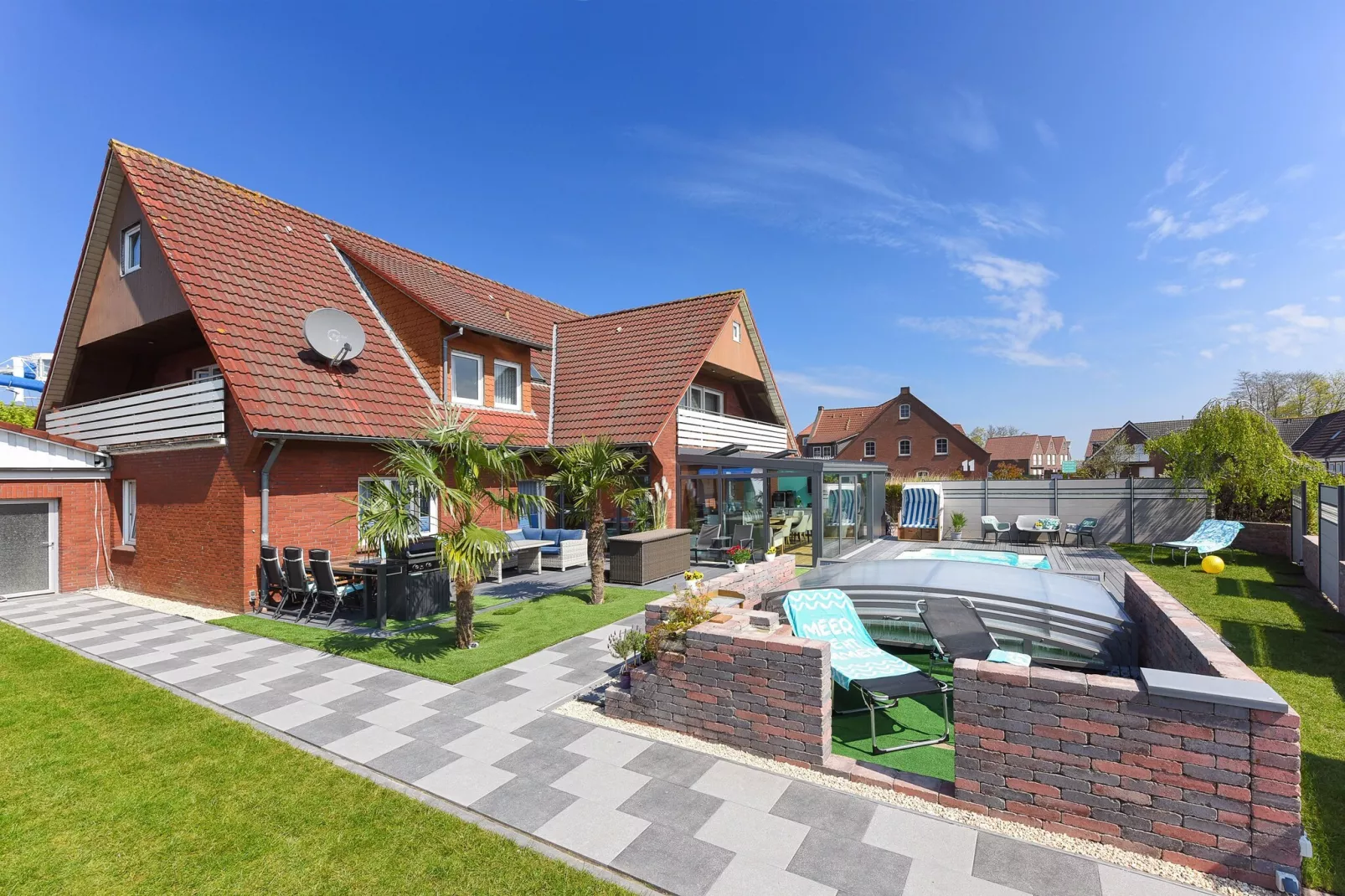 Haus zum Seehund 1-Tuinen zomer