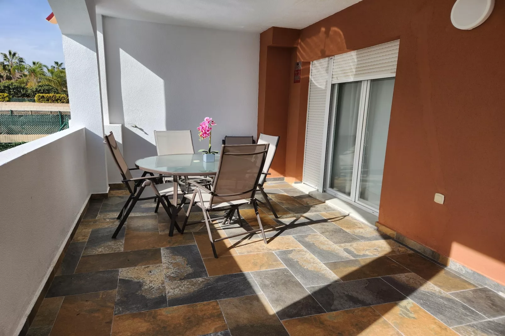 CT 340 AL - Gardenapartment - Paraiso de Vera-Terrasbalkon