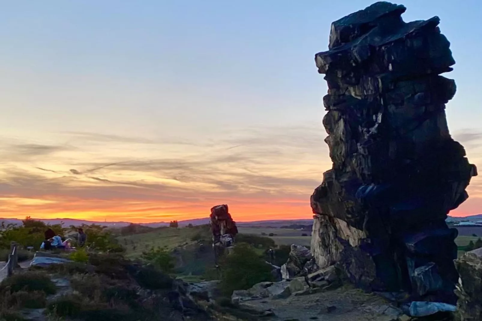 Teufelsmauerblick-Gebieden zomer 5km