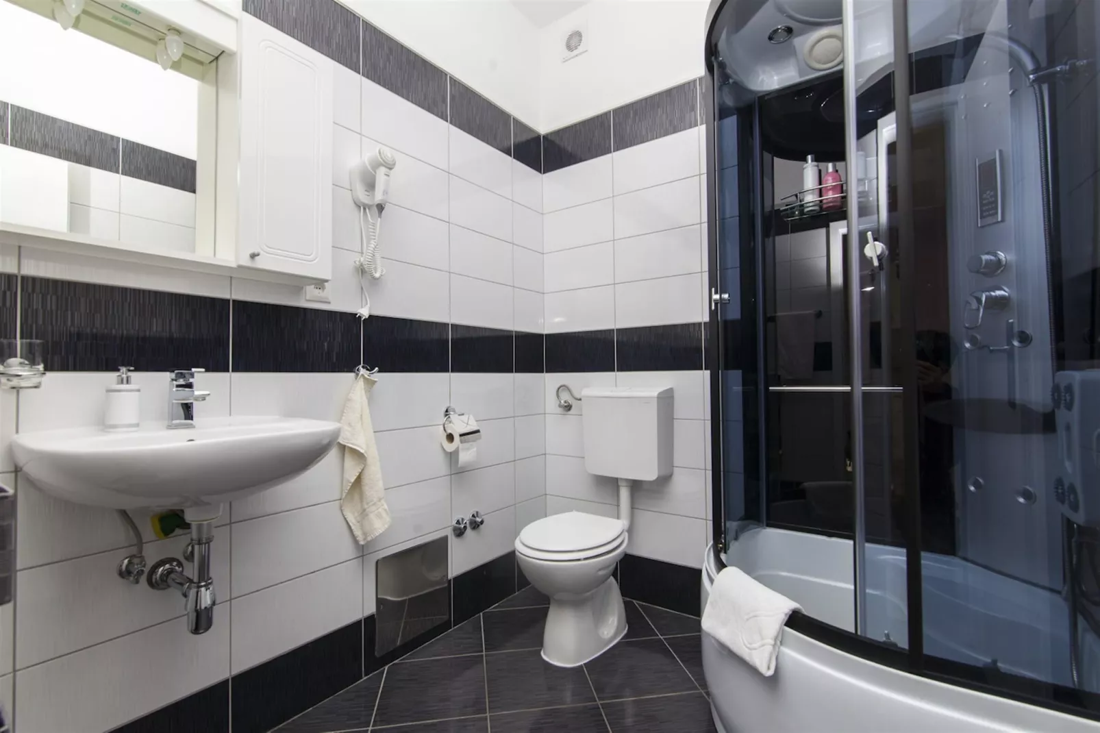 Sea view Villa Brodarica-Badkamer