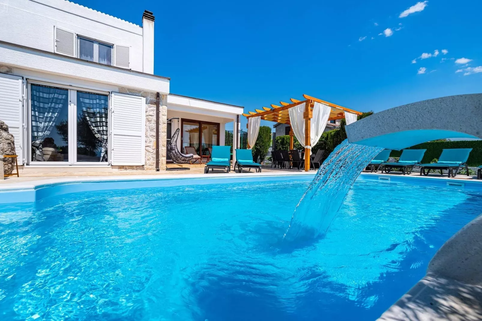 Sea view Villa Elia-Zwembad