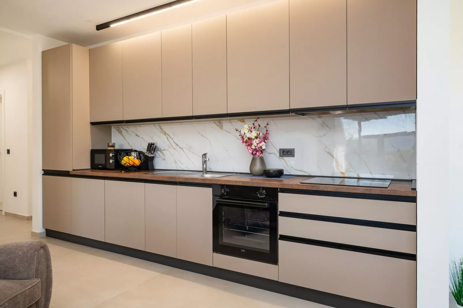 Sea view Villa Senti-Keuken