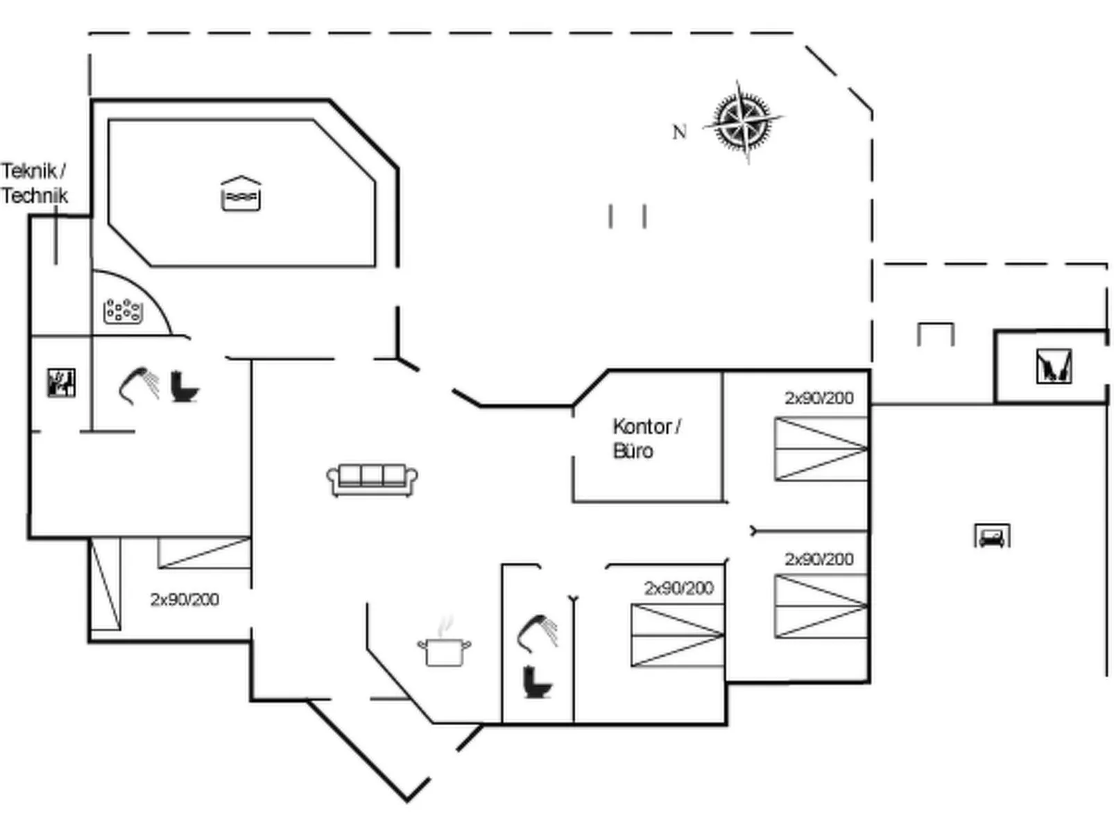 "Elicia" - 950m from the sea-Binnen