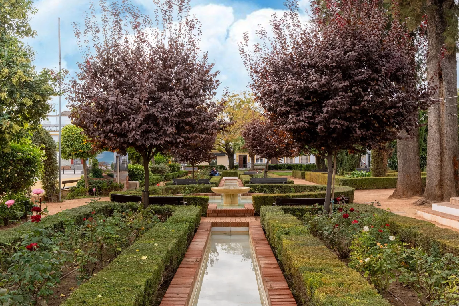 La Posada Rivero Rural-Tuinen zomer