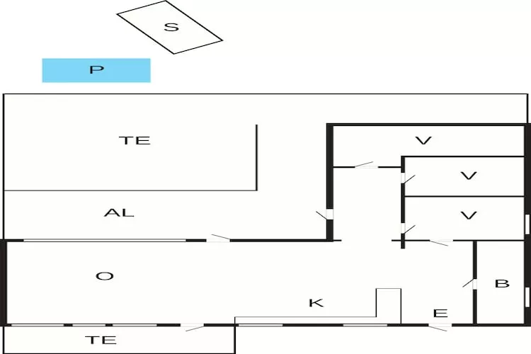 4 sterren vakantie huis in SÖLVESBORG-Plattegrond