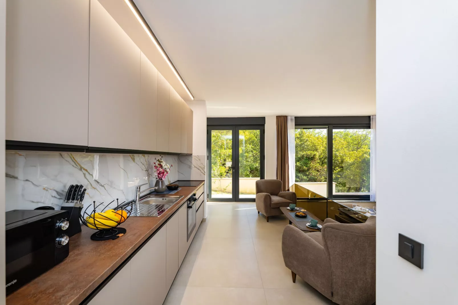 Sea view Villa Senti-Keuken