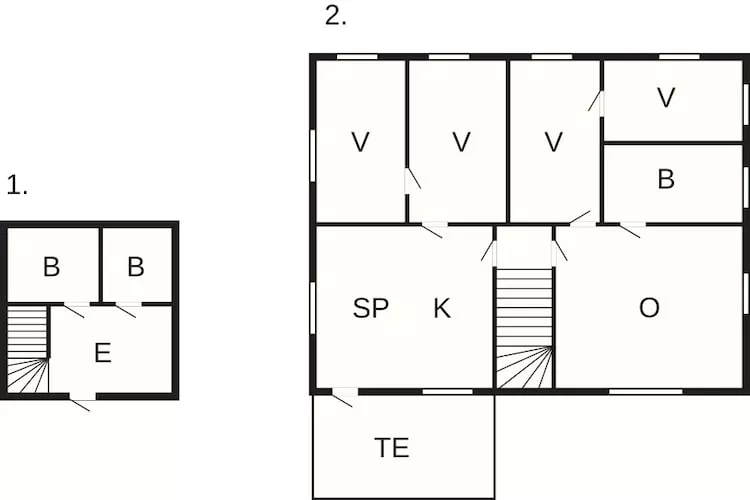 8 Personen vakantie huis in Mølnarodden-Plattegrond