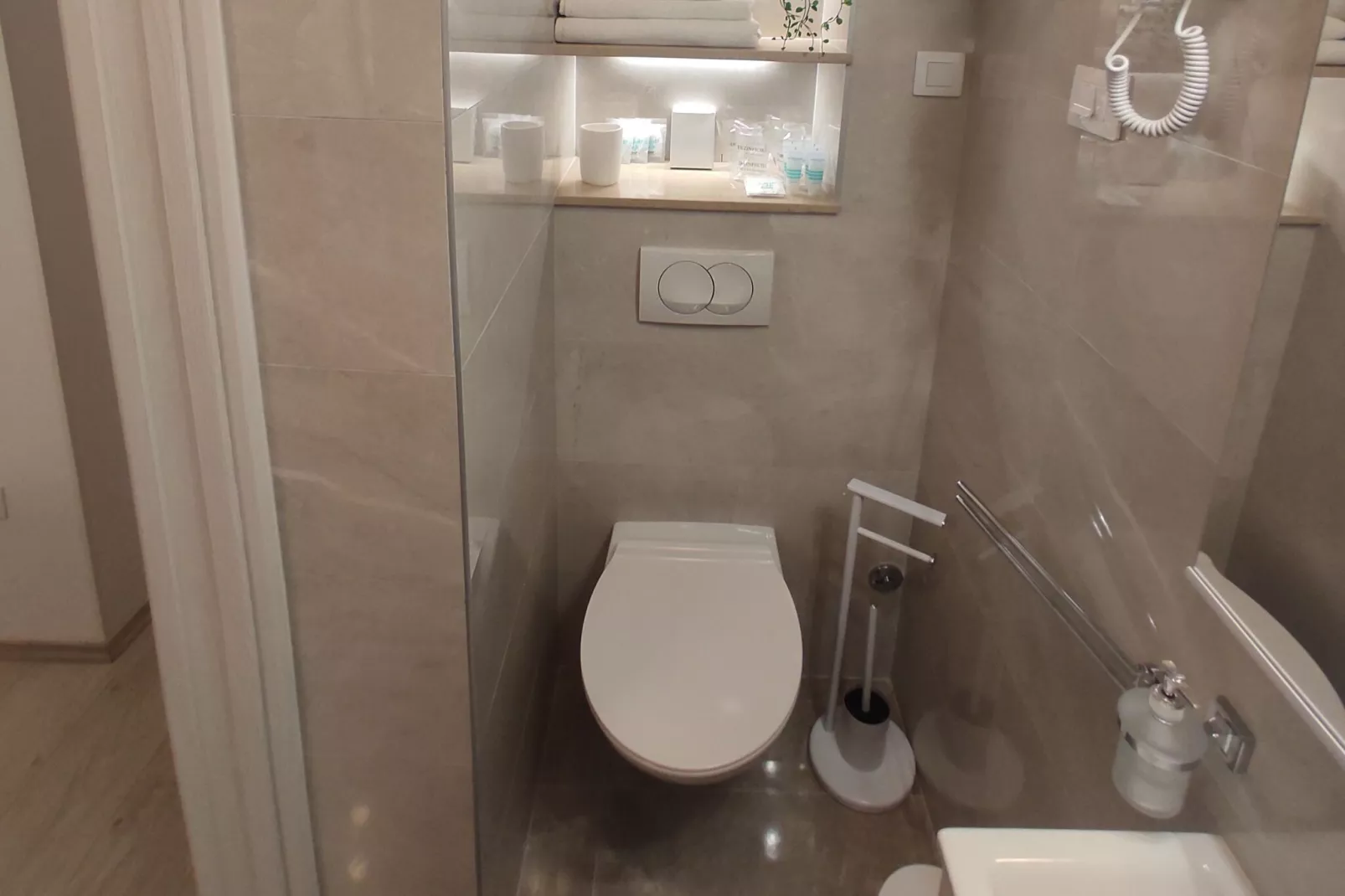 Room Porat 2 with Private Terrace - Double Bedroom with Private Terrace-Badkamer