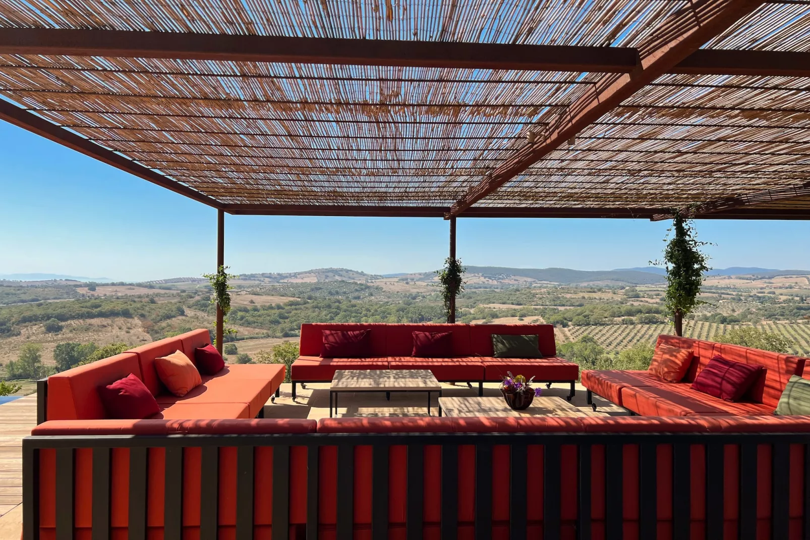 Maniero in Maremma-Terrasbalkon