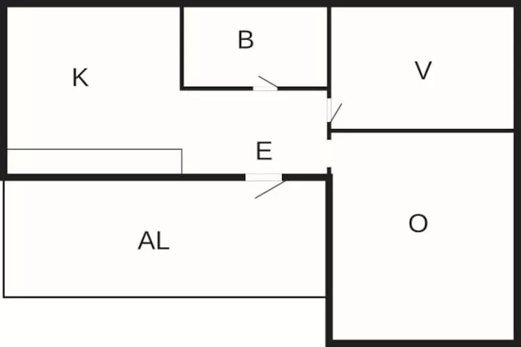 4 Personen vakantie huis in SMEDSTORP-Plattegrond