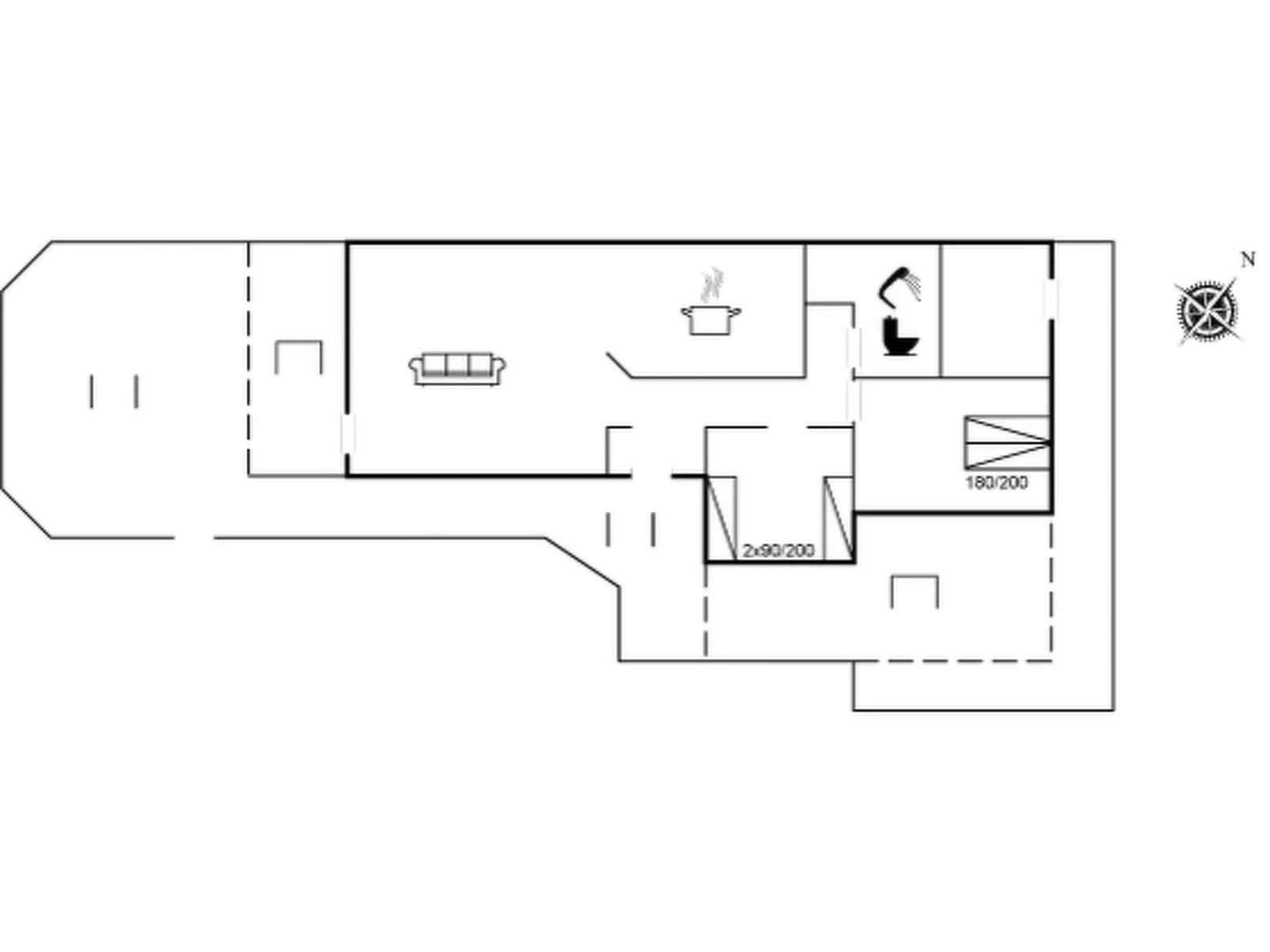 "Lanica" - 150m from the sea-Binnen