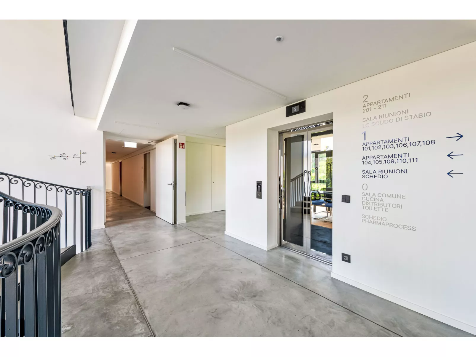 Lo Scudo di Stabio 1.Zi.Studio Nord-Binnen