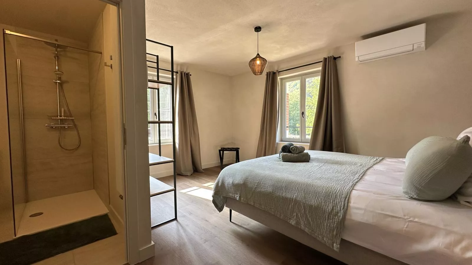 Le Moulin de Lachalade-Slaapkamer