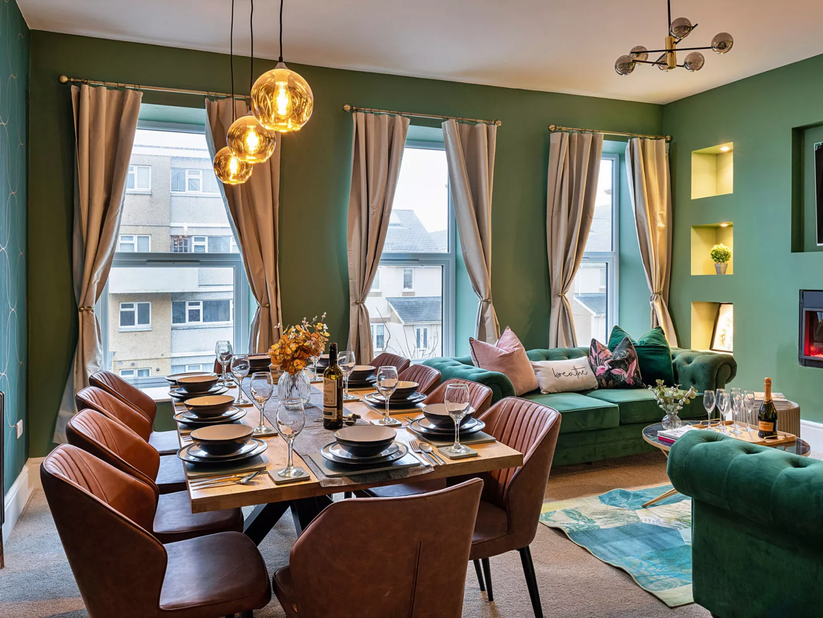 Peace Retreats Penthouse-Binnen