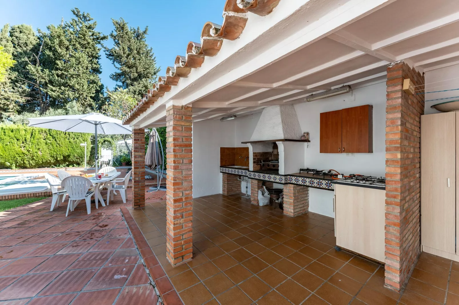 CT 387 - Faro's Villa Lola en Churriana - Málaga-Terrasbalkon