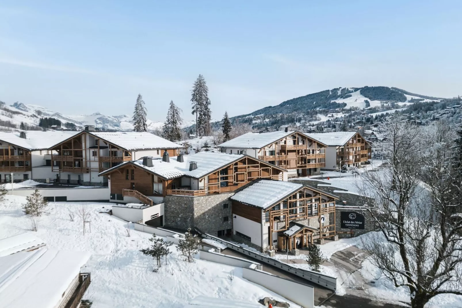 Residence L’ÉCLAT DES VÉRIAZ A30S-Gebied winter 1km