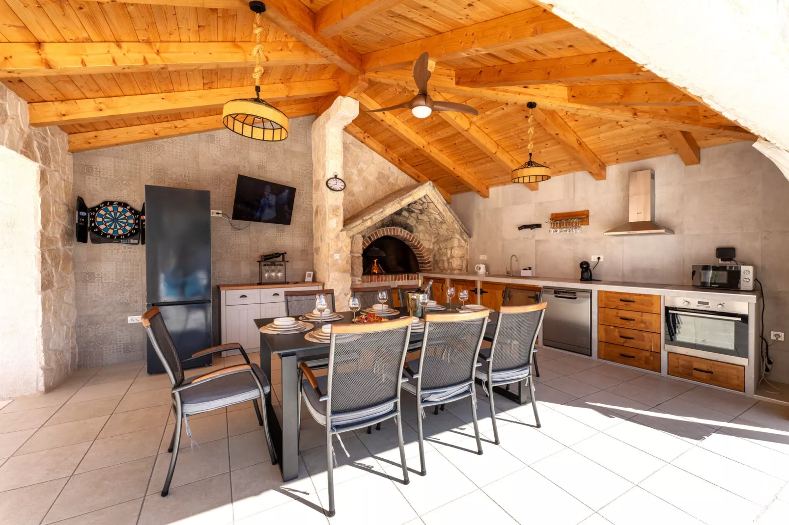 Holiday home Briscola-Terrasbalkon