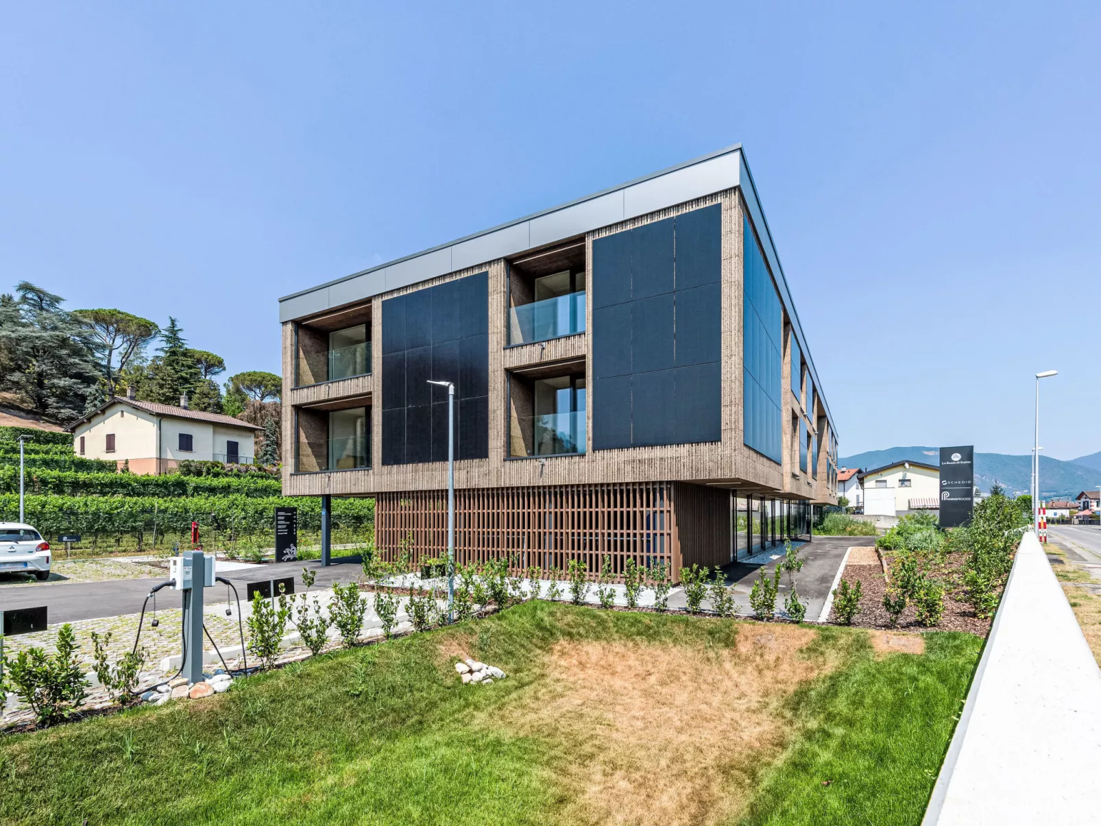 Lo Scudo di Stabio 1.Zi.Studio Nord-Buiten