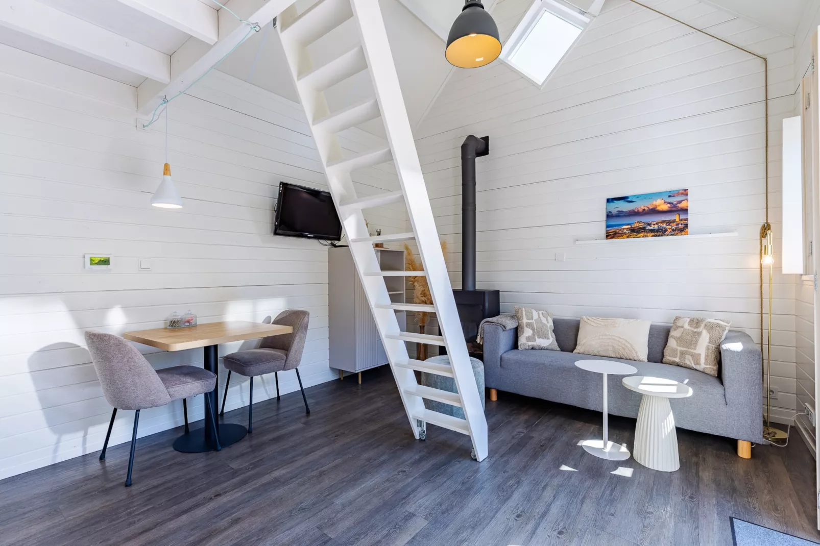 Lijsterhofstraat 13 - Knusse vakantiewoning nabij strand en centrum-Woonkamer