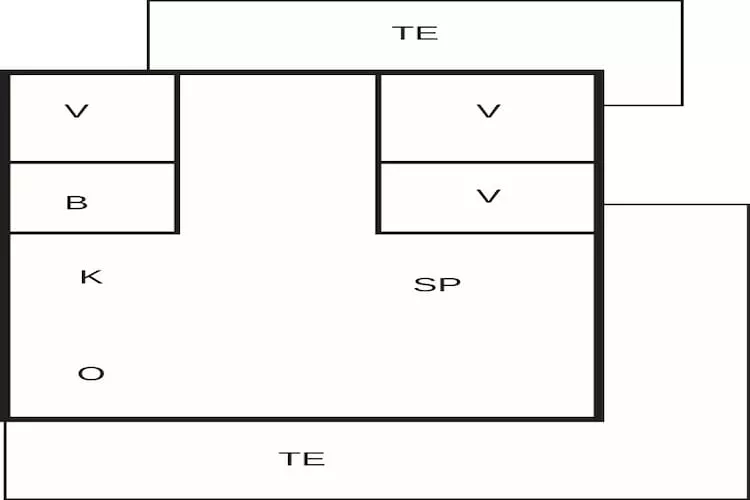 6 Personen vakantie huis in Ebeltoft-Plattegrond