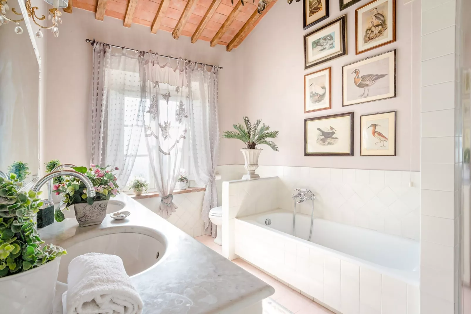 Villa Il Palagio-Badkamer