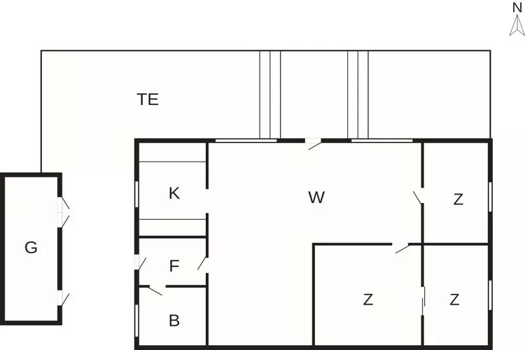 5 sterren vakantie huis in Kolding-Plattegrond