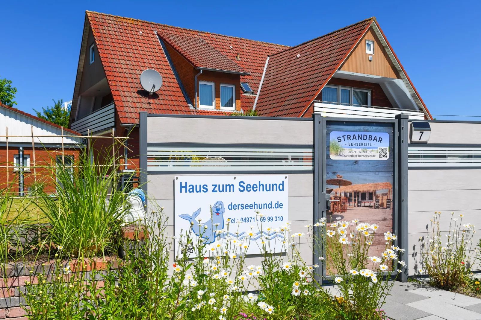 Haus zum Seehund 2 - Tuinen zomer