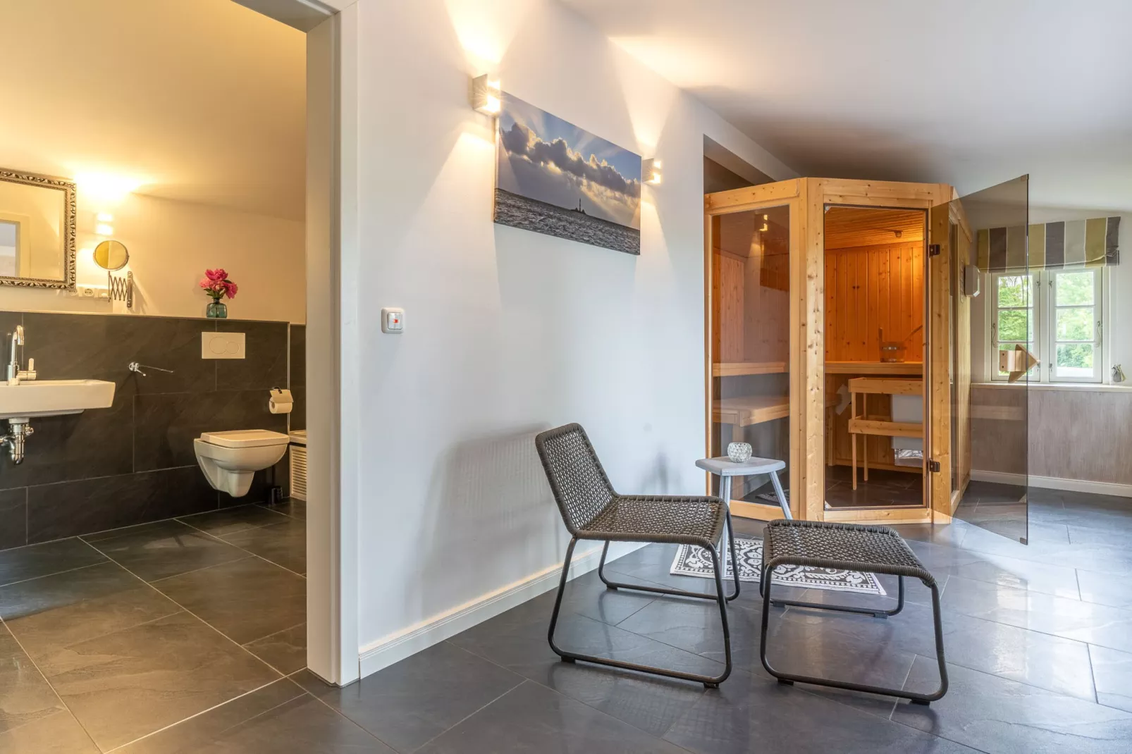 Ferienhaus Hygge Westerhever-Terrasbalkon