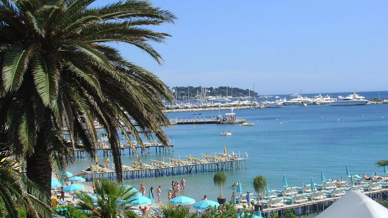 Les Palmiers-Gebieden zomer 20km