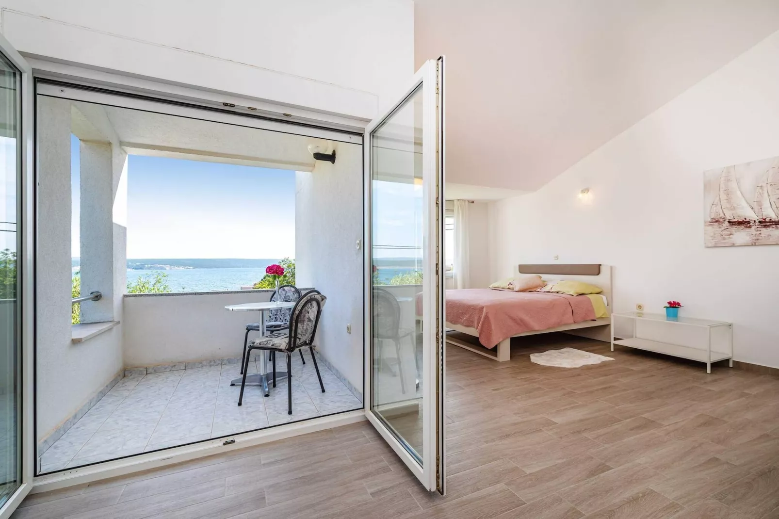 Sea view apartment Dajana-Terrasbalkon