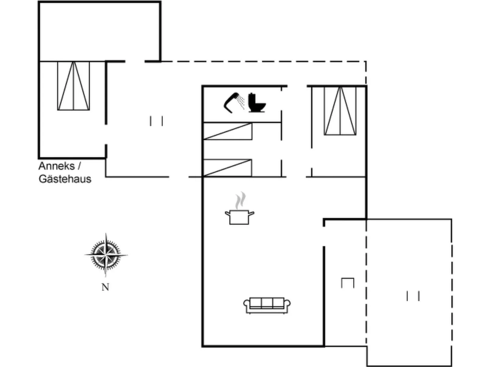 "Gunhil" - 200m from the sea-Binnen