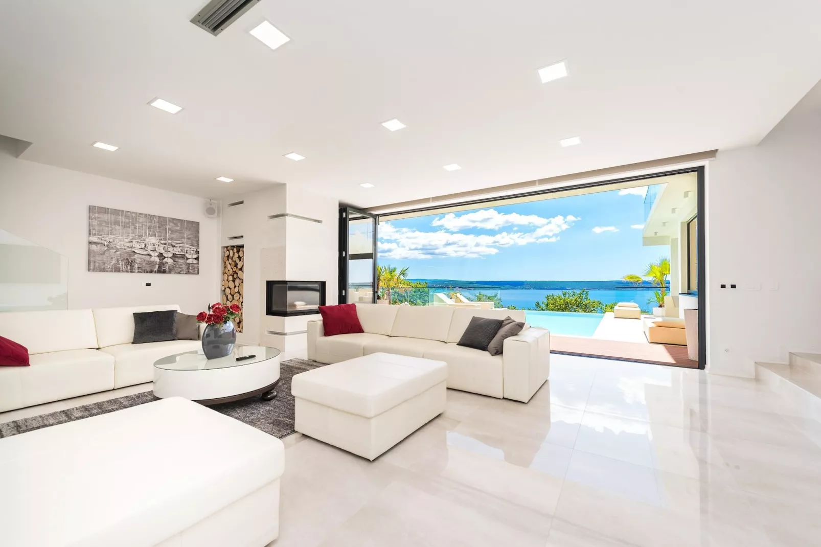 Luxury villa Michelle-Woonkamer