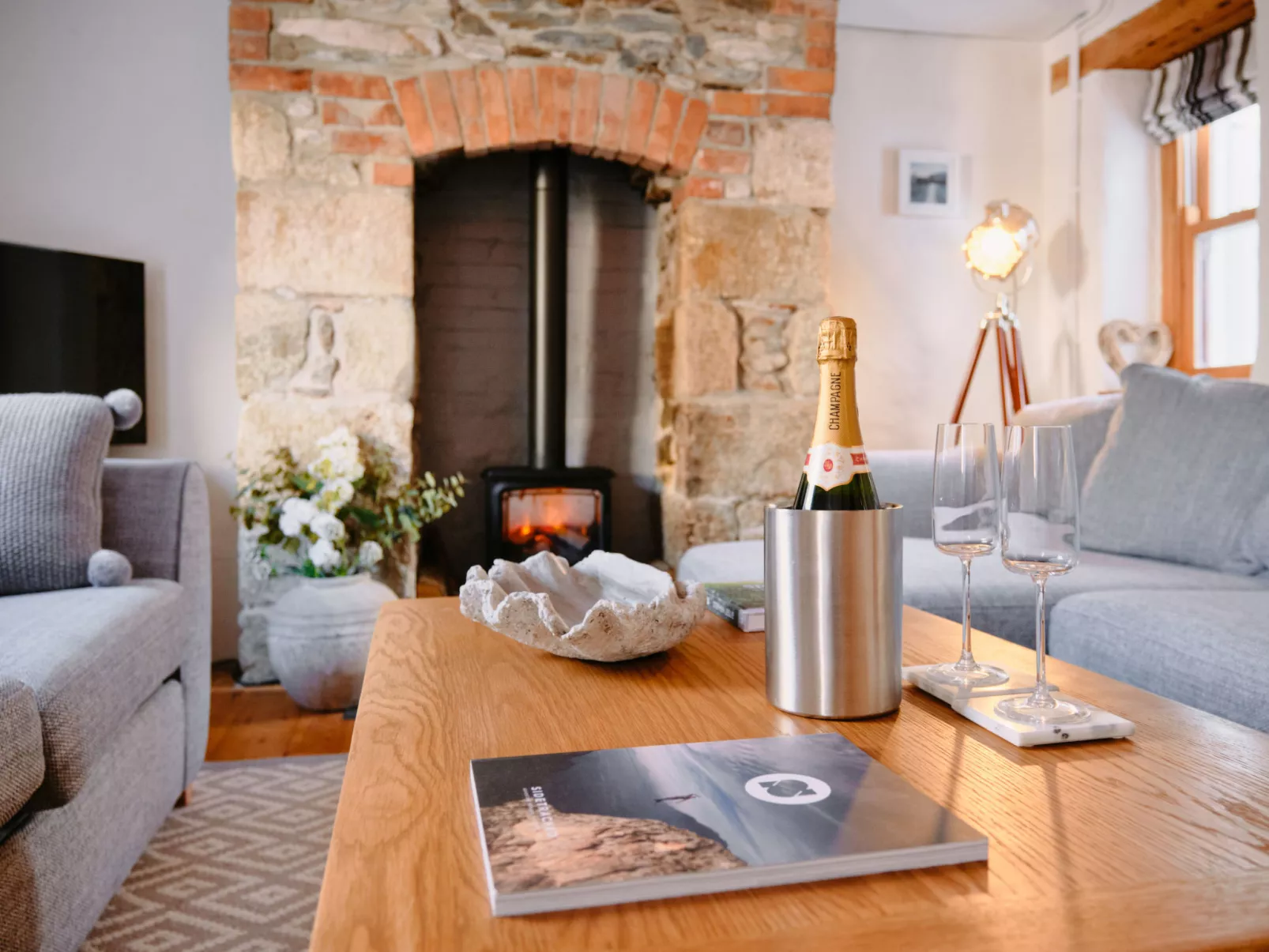 Scallop Cottage-Binnen