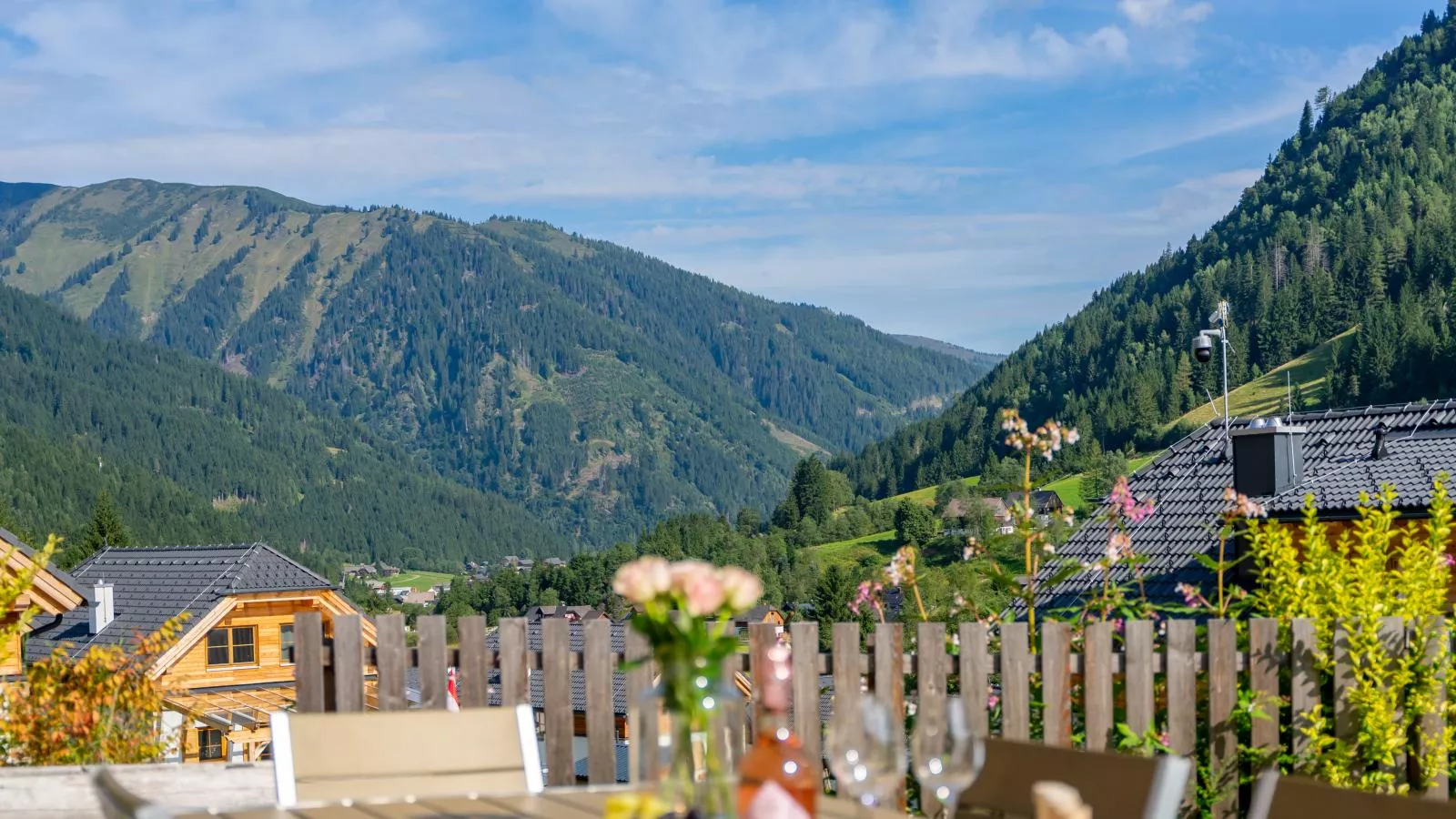 Im grünen Herzen-Uitzicht zomer