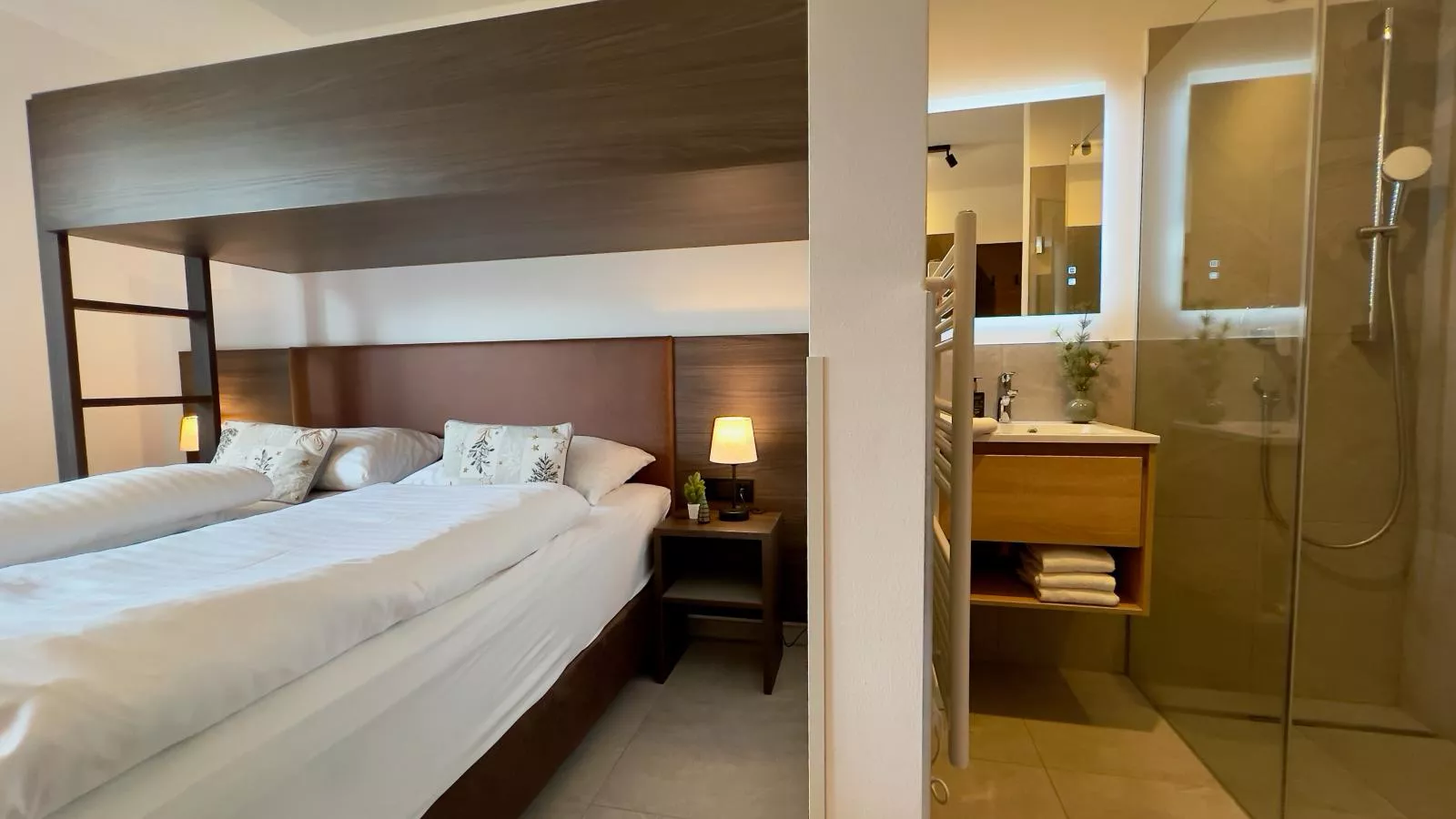 Almchalet Alpenglück-Slaapkamer