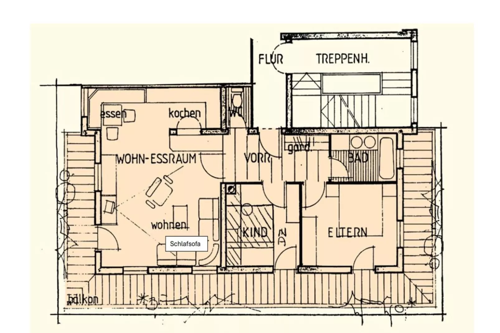 Apartment "Schattberg"-Plattegrond