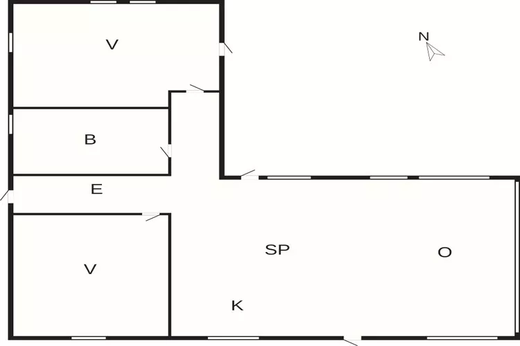 5 sterren vakantie huis in Hals-Plattegrond
