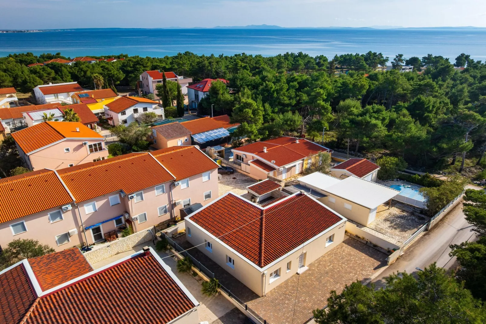 Villa Gajser-Gebieden zomer 1km