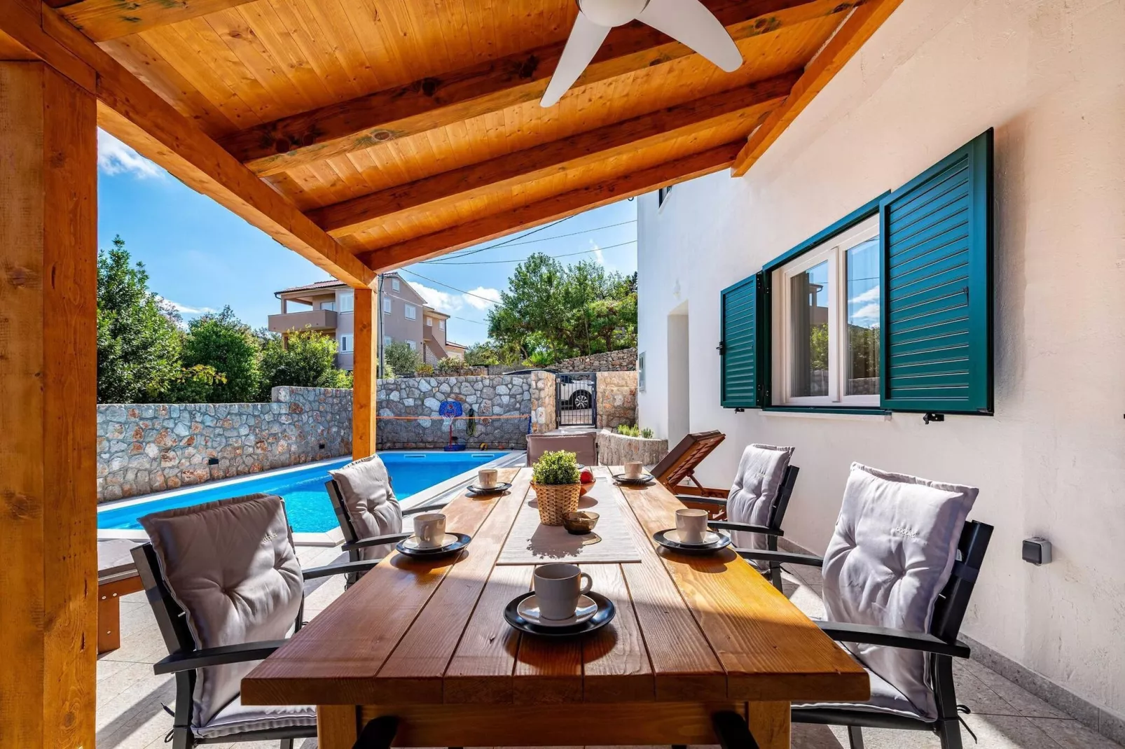 Sea view Villa Nana-Terrasbalkon