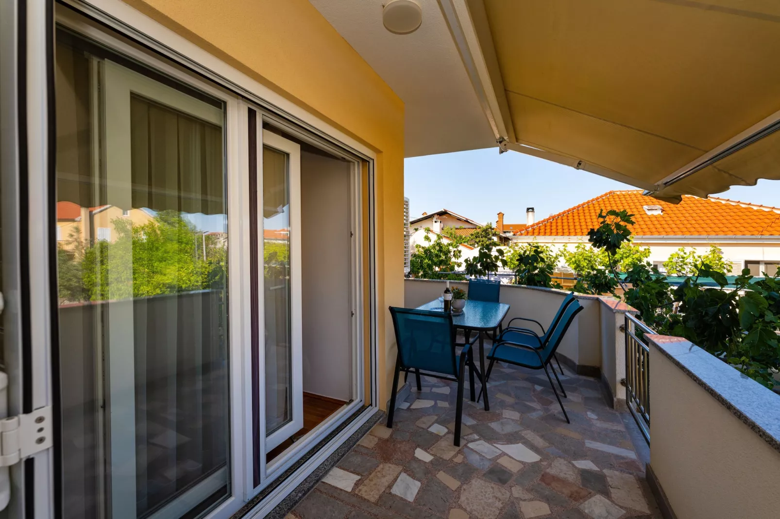 Beach house Privlaka-Terrasbalkon