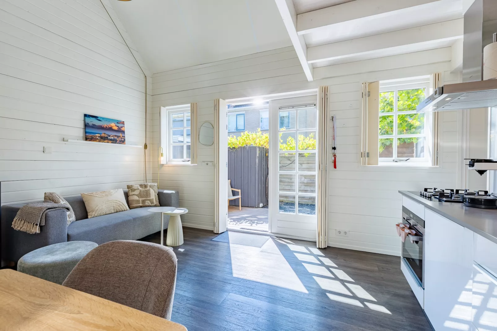 Lijsterhofstraat 13 - Knusse vakantiewoning nabij strand en centrum-Woonkamer