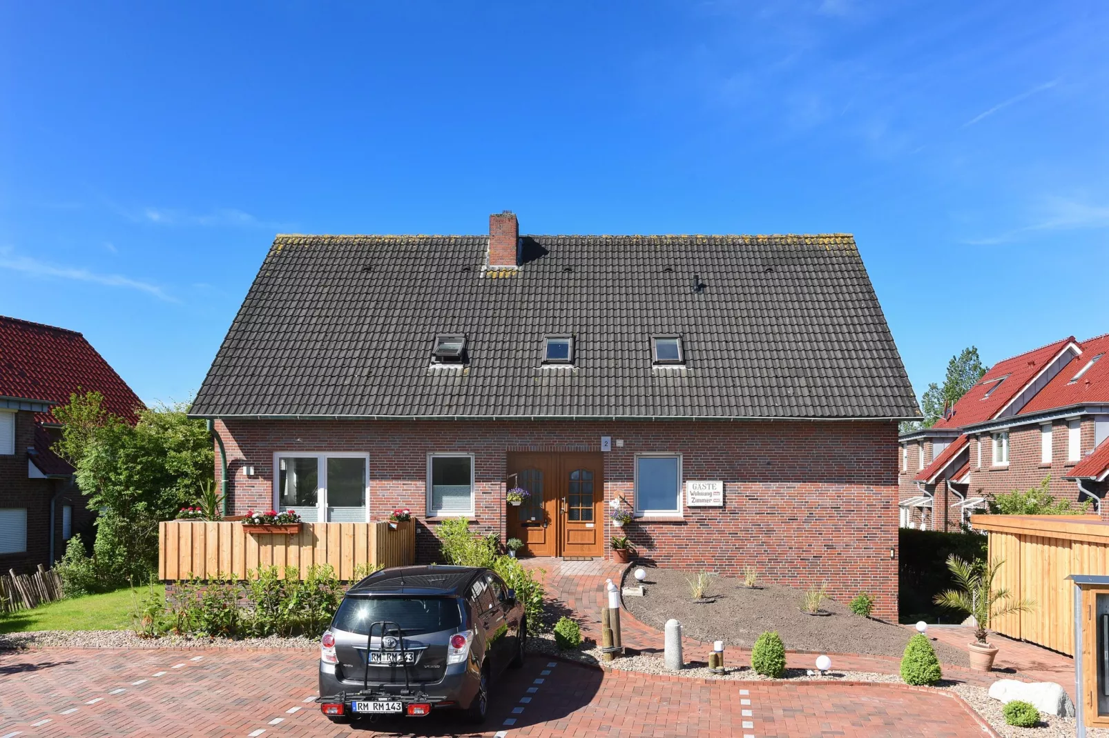 Haus zur Möwe 2 - Buitenkant zomer